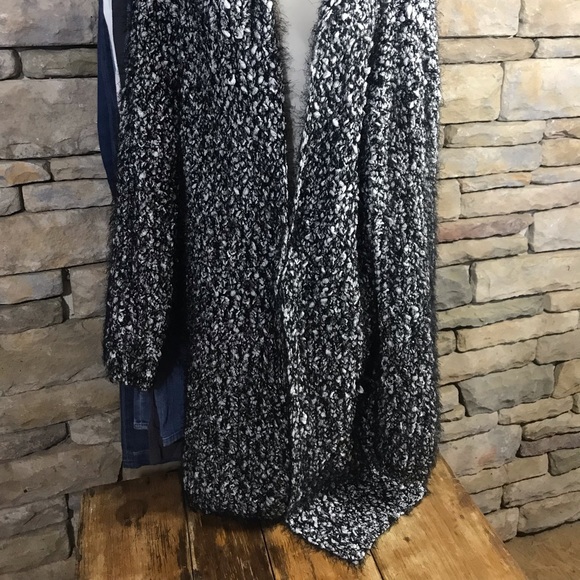 NWOT POL Knit Sweater Chunky Long Sleeve Hoodie - Picture 3 of 10